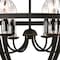Westinghouse Chandelier Outdoor 40W 6-Light Stella Mira ORB Hghlghts Clear Glass 6339000 - alternate 3